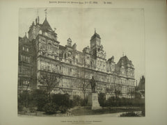 London School Board Offices on the Victoria Embankment , London, England, UK, 1895, Bodley & Garner