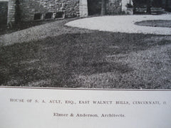 House of S.A. Ault, Esq., East Walnut Hills, Cincinnati, OH, 1907, Elzner & Anderson