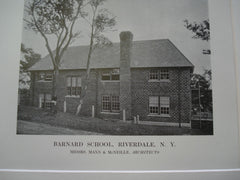 Barnard School , Riverdale, NY, 1913, Messrs. Mann & McNeille