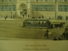 City Prison, New York, NY, 1897, Withers & Dickson