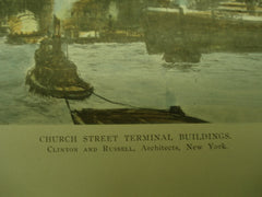 Church Street Terminal Building , New York, NY, 1908, Clinton & Russell