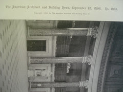 Statuary Hall, Formerly the Hall of Representatives in the U.S. Capitol, Washington, DC, 1896, Benjamin H. Latrobe