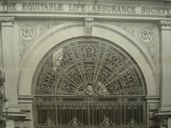 Entrance to the Equitable Life Assurance Building , New York, NY, 1902, George B. Post