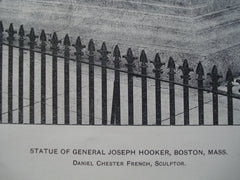 Statue of General Joseph Hooker , Boston, MA, 1904, Daniel Chester French, (Sculptor)