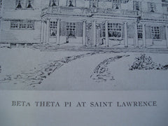 Beta Theta Pi at Saint Lawrence University, Canton, NY, 1902, Unknown