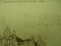 Business Premises for Messrs. Bolding & Sons on Davies Street , Grosvenor Square, England, UK, 1891, J. T. Wimperis & Arber