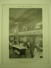 Della Robbia Room in the Vanderbilt Hotel , New York, NY, 1912, Messrs. Warren & Wetmore