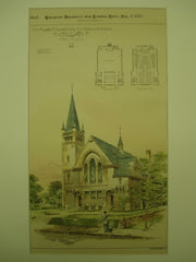 St. Mark's Lutheran Church , York, PA, 1893, J. A. Dempwolf