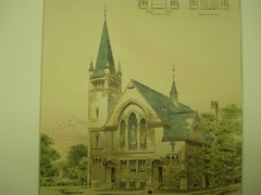 St. Mark's Lutheran Church , York, PA, 1893, J. A. Dempwolf