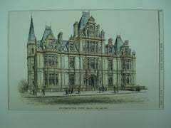 Westminster Town Hall , Westminster, England, UK, 1883, Unknown