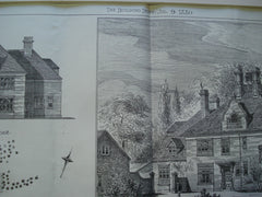 Artist's Homes No. 5, Mr. Basil Champney's House, Manor Farm, Hampstead, England, UK, 1880, Basil Champneys