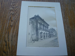 Pandolfini Palace, Florence, Italy, EUR, 1895, Drawn by W.H. Orchard