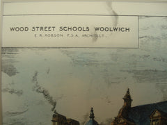 Wood Street Schools, Woolwich, London, England, UK, 1883, E. A. Robson