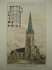 Holy Trinity Church , Burton-on-Trent, Staffordshire, UK, 1881, John Oldrid Scott