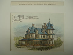 House for Oscar Schmidt , Huntington, Long Island, NY, 1876, Nelson L. Derey