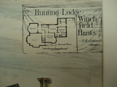 Hunting Lodge in Winchfield, Hampshire, England, UK, 1883, T. E. Collcutt