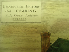 Bradfield Rectory , Reading, UK, 1883, E. A. Ould