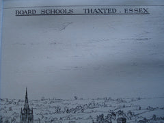 Board Schools , Thaxted, Essex, England, UK, 1882, John Salter