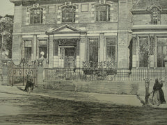 Lothians, the Residence and Studio of John Pettie, Esq., Hampstead, London, England, UK, 1881, W. Wallace and W. Flockhart