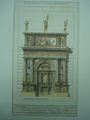 Portal of the Old Palace Chapel Portal, Dresden, Germany, EUR, 1877, J. M. Howe