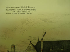 Bell Terrace Board School , Newcastle-upon-Tyne, England, UK, 1880, Oliver & Leeson
