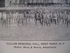 Cullum Memorial Hall, West Point, NY, 1900, Mckim, Mead & White