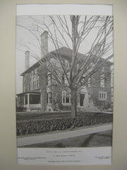 House of Rev. W. R. Taylor, Rochester, NY, 1907, J. Foster Warner