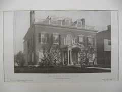 House of Dr. Sherman on West Ferry St., Buffalo, NY, 1907, Green and Wicks