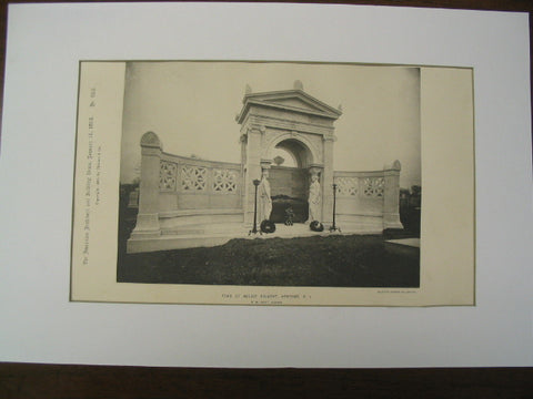 Tomb of August Belmont, Newport, RI, 1893, R. H. Hunt