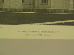 St. Paul's Church, Rochester, NY, 1896, Heins and La Farge