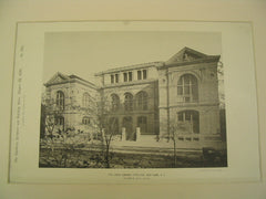 The Lenox Library on Fifth Ave, New York, NY, 1886, Richard M. Hunt