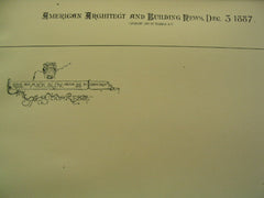 Residence for S. A. Brown on Mich. Bldv. near 26th St, Chicago, IL, 1887, Burling and Whitehouse