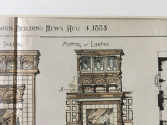 The Berkshire, NW Corner of 52nd St & Madison Ave, NY, 1883, Original Plan