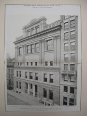 Bar Association Building, New York, NY, 1898, C. L. W. Eidlitz