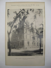 House of Elbridge T. Gerry on 5th Avenue, New York, NY, 1894, R. M. Hunt