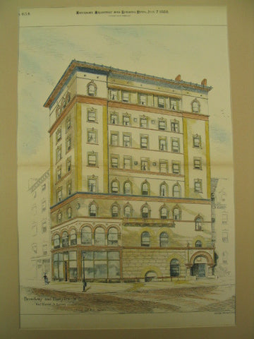 Building for Daniel A. Loring, New York, NY, 1888, Lamb and Rich