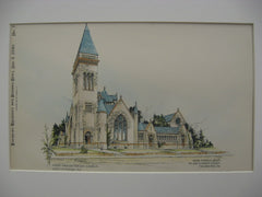 First Presbyterian Church, Pittston, PA, 1890, Isaac Pursell