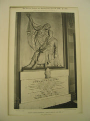 Bishop Hobart's Monument at Trinity Church, New York, NY, 1896, Ball Hughes