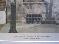 House of Dr. Harte, 1503 Spruce Street, Philadelphia, PA, 1894, Cope and Stewardson