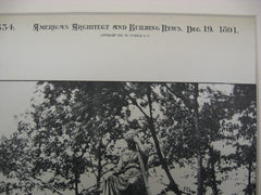 Tomb of George L. Randidge at Forest Hills Cemetery, Boston, MA, 1891, Fehmer and Page