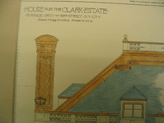 Clark Estate House, New York, NY, 1900, Ernest Flagg