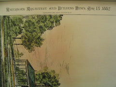 Astonfield, the Residence of Samuel Rhodes, New York, NY, 1882, Alfred E. Barlow