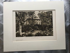 Winter Cottage 1, Marshall Field, Long Island, NY, 1927, Lithograph. John Pope.